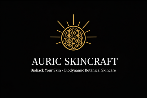 Auric Impact Logo with Tagline - Dark Background