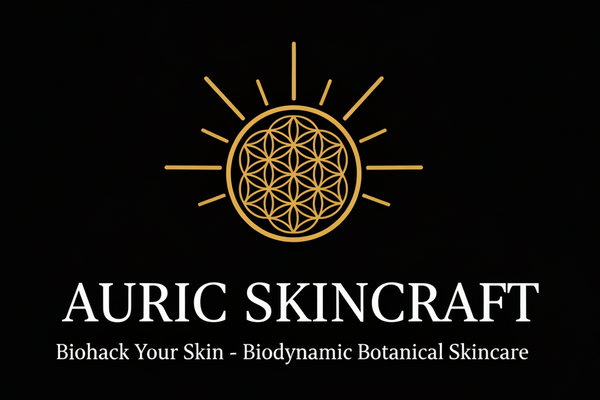 Auric Impact Logo with Tagline - Dark Background